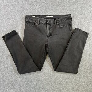 Levi's 311 Shaping Skinny Jeans Womens 32x30 Black Stretch Denim Mid Rise